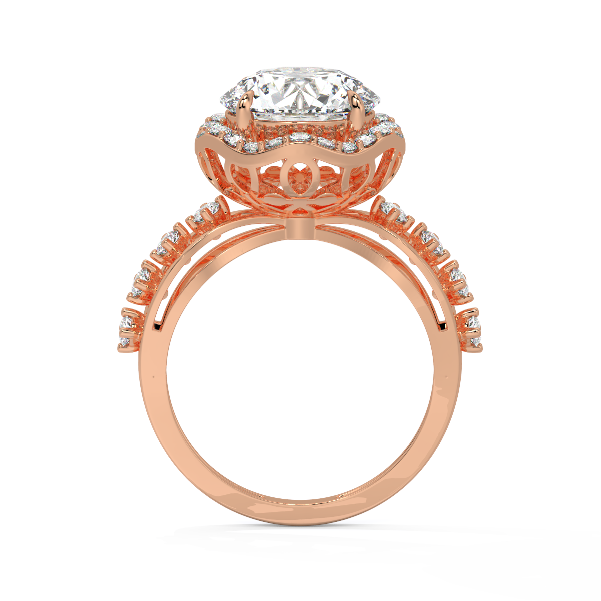 The Empress Portuguese Cut Diamond Ring