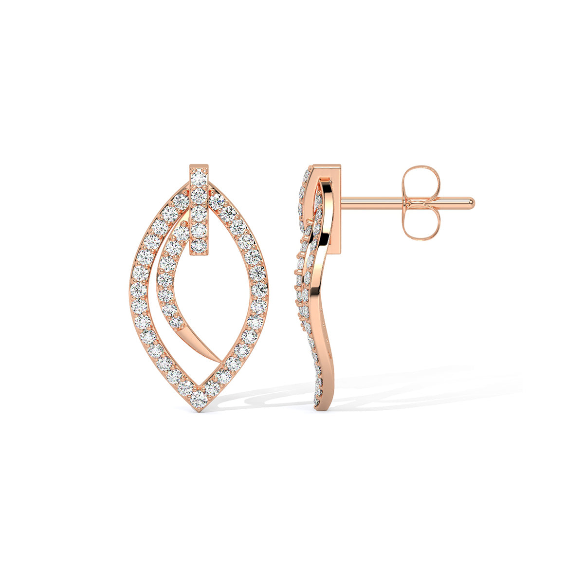 Serenique Sparkle Frame Diamond Drops