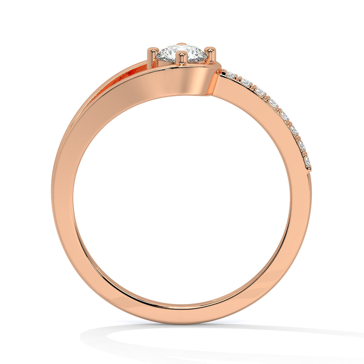 Shimmer Nest Diamond Grace Ring