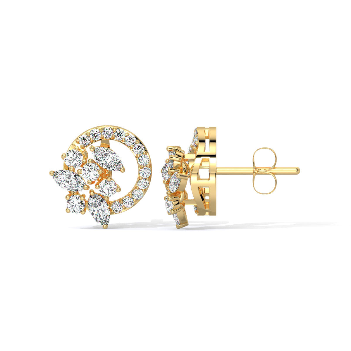 Virelia Bloom Diamond Studs