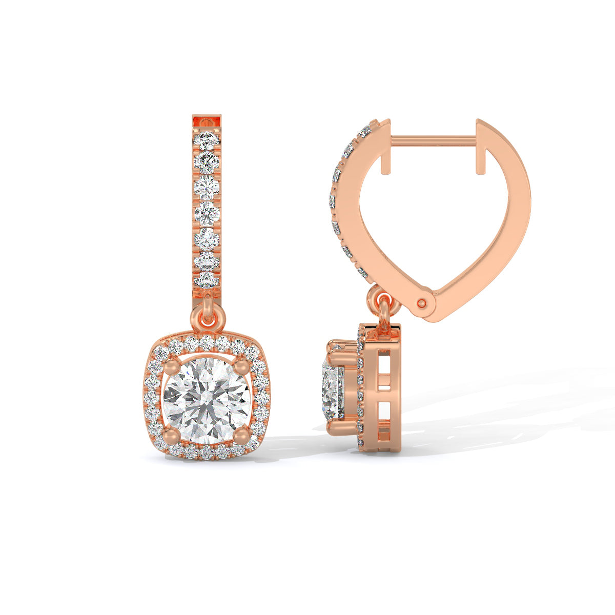 Twinkle Frame Diamond Danglers