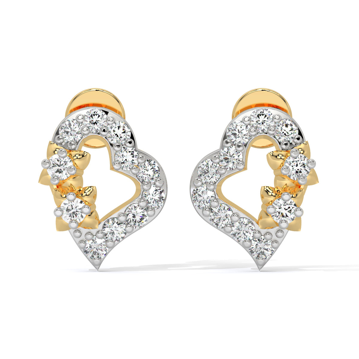 Heart Bliss Diamond Studs
