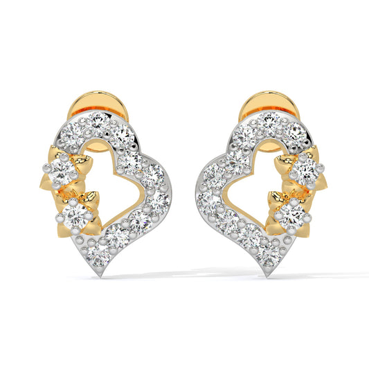 Heart Bliss Diamond Studs