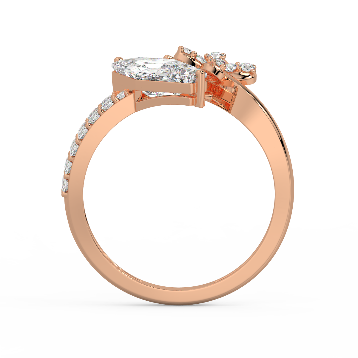 Butterfly Serenade Diamond Ring