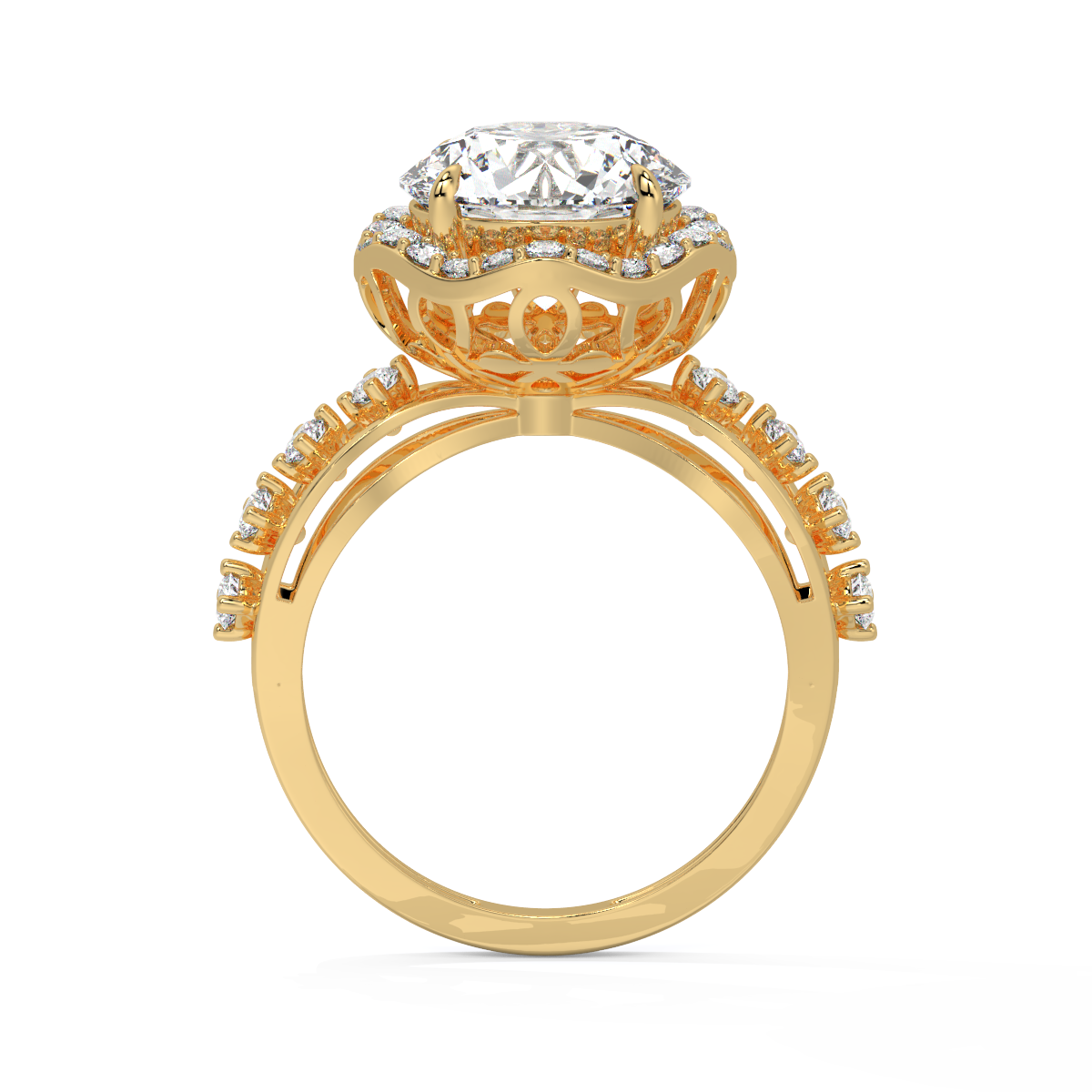 The Empress Portuguese Cut Diamond Ring