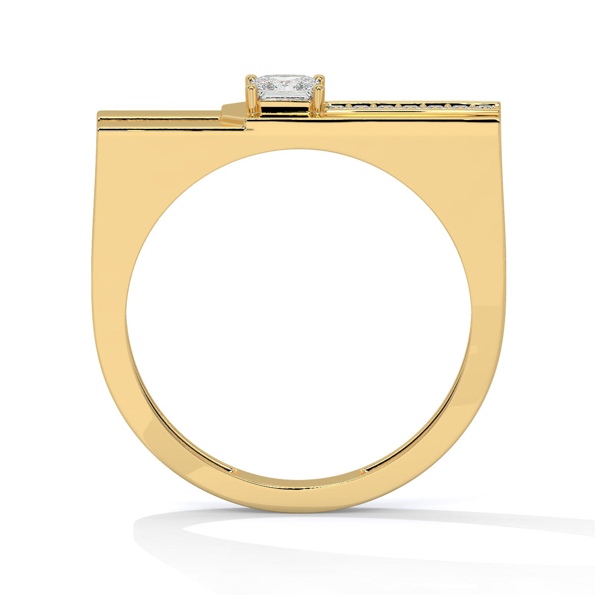 Stratos Line Modern Men's Ring