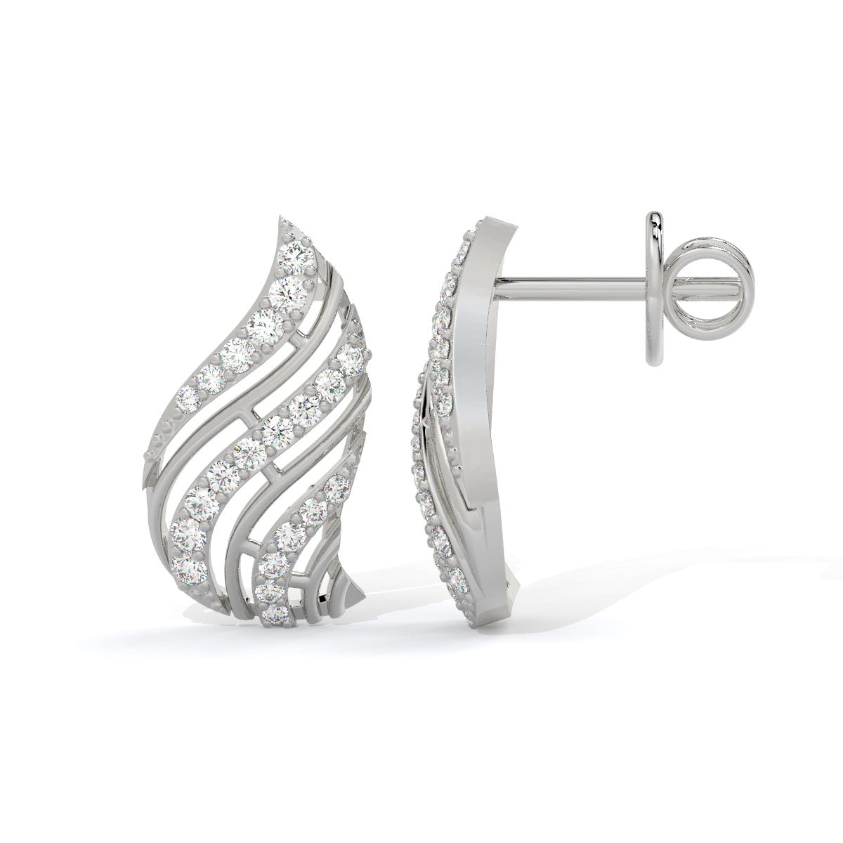 Radiant Cascade Diamond Studs