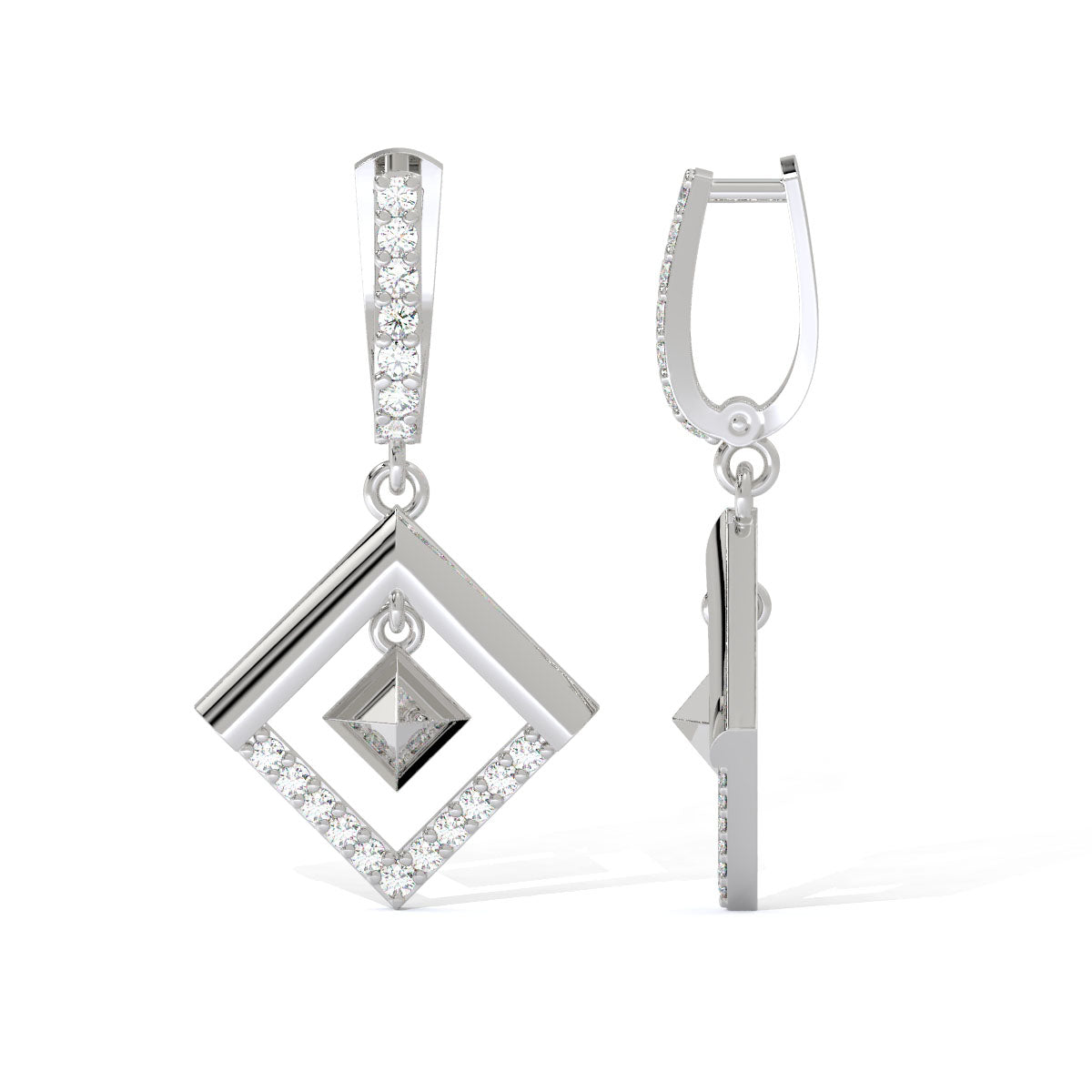 Luminous Layers Diamond Drops