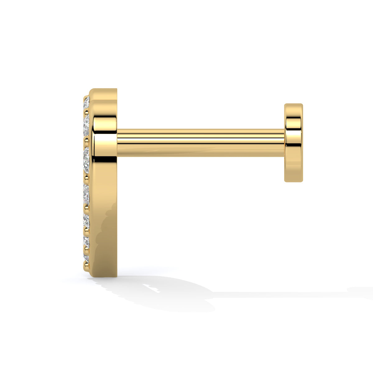 Eternal Love Diamond Heart Nose Pin