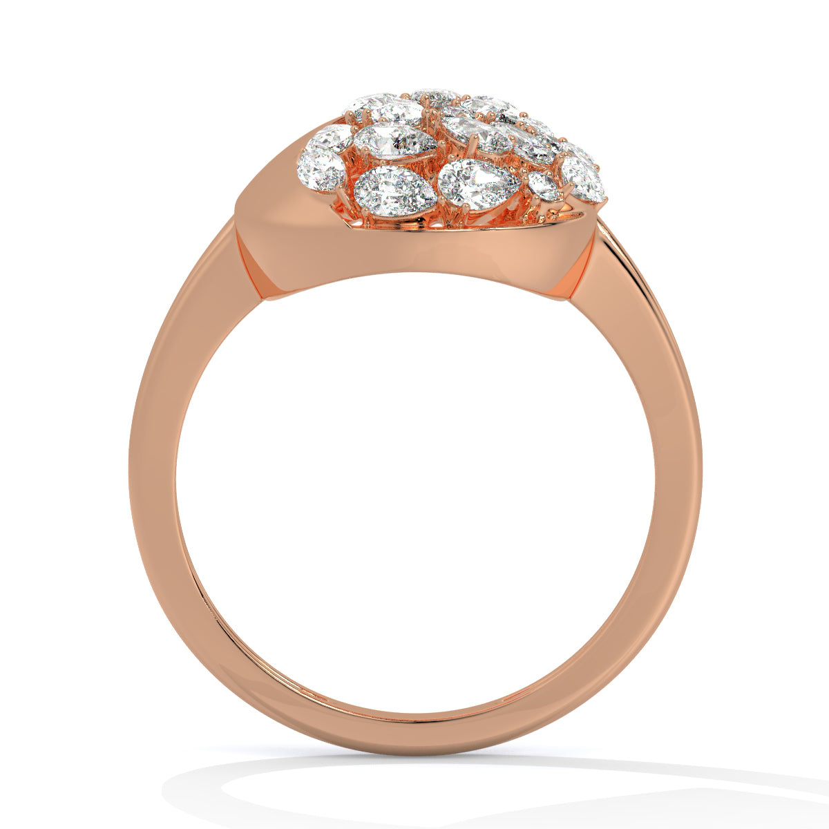 Teardrop Diamond Ring