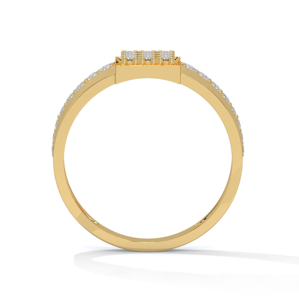 Royal Grid Men's Diamond Ring