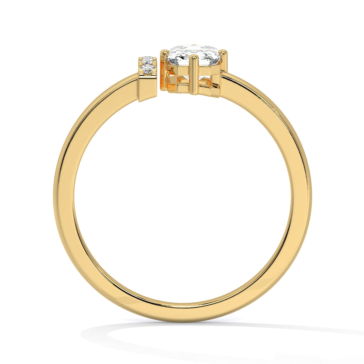 Velvet Radiance Emerald Glow Ring