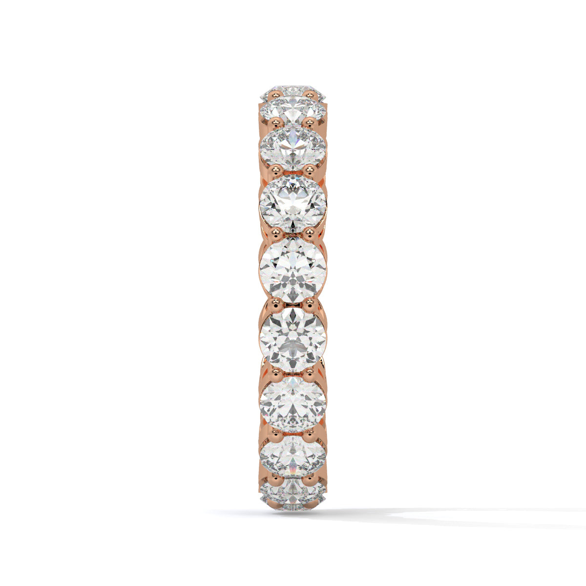 Lustrous Loop Diamond Ring