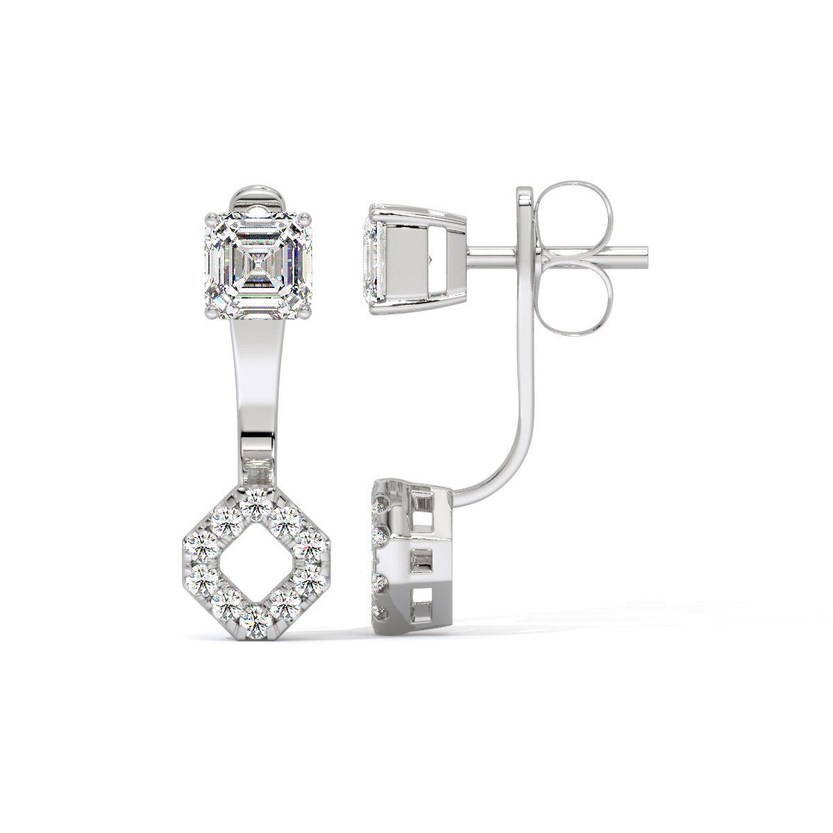 Clarion Glow Diamond Danglers
