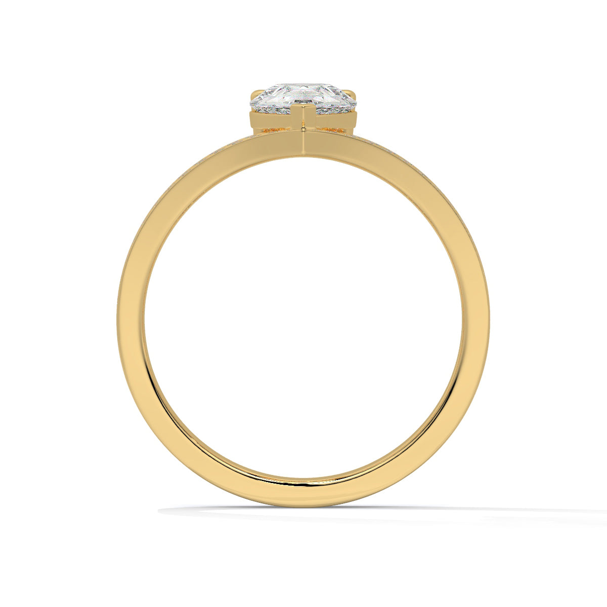 Exquisite Pear-Cut Diamond Ring