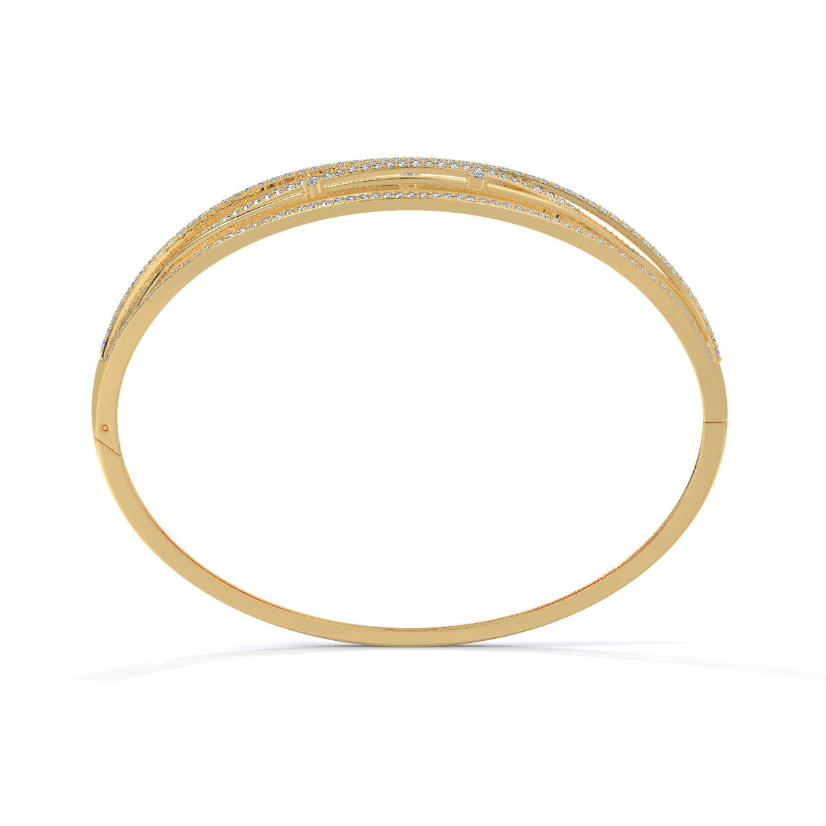 Dazzle Flow Diamond Bangle