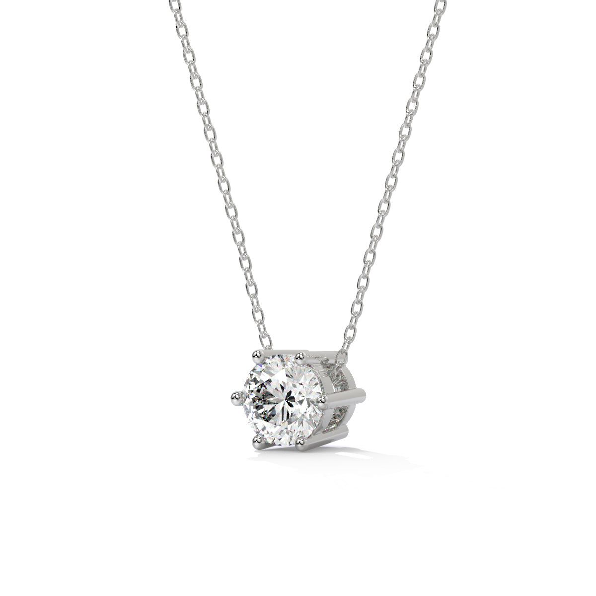 Solitaire Diamond Pendant