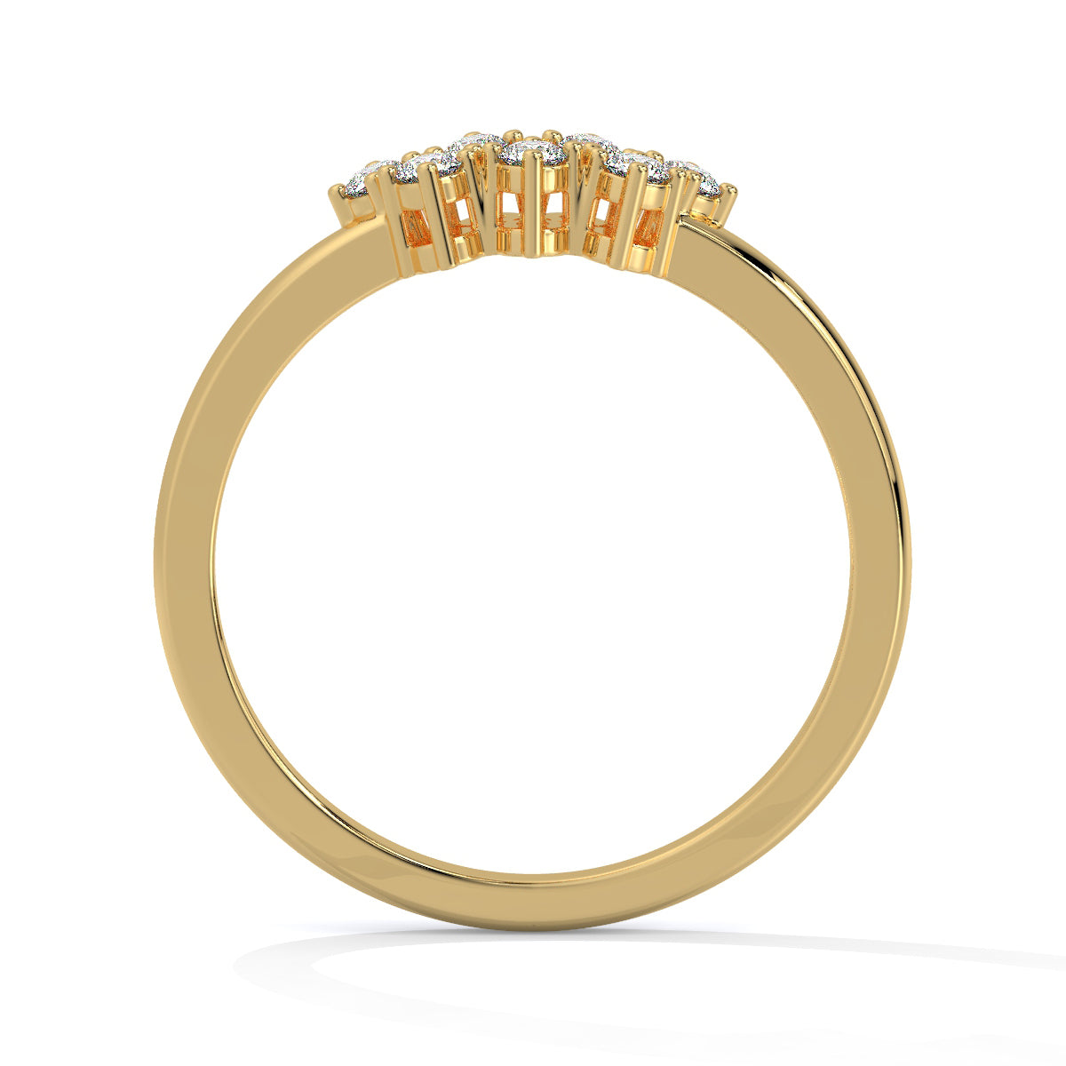 Stellar Array Diamond Accent Ring