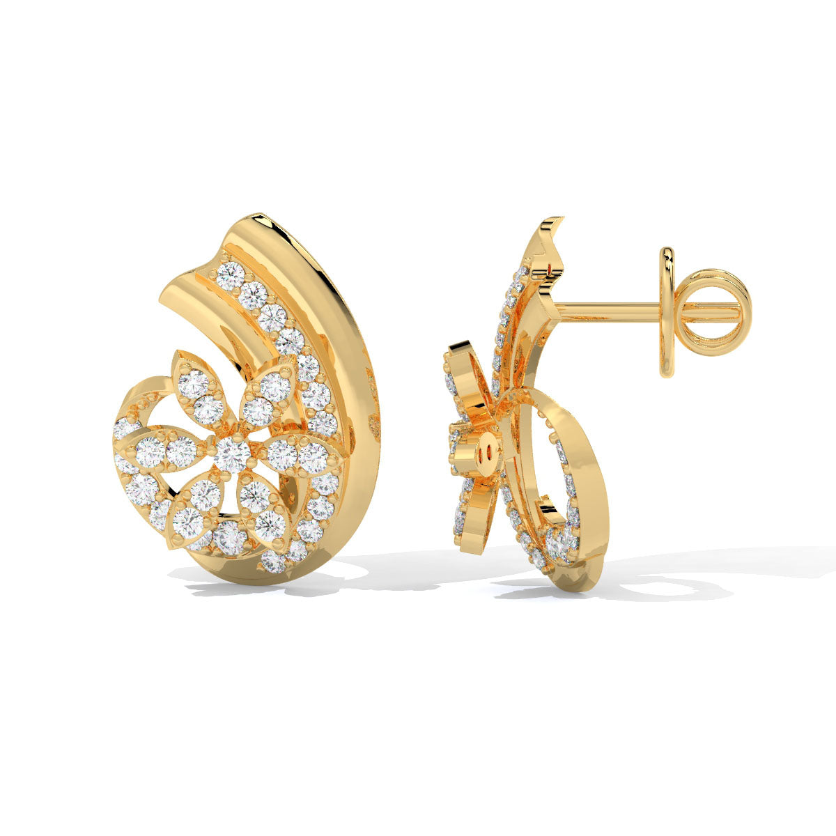 Blooming Radiance Diamond Studs