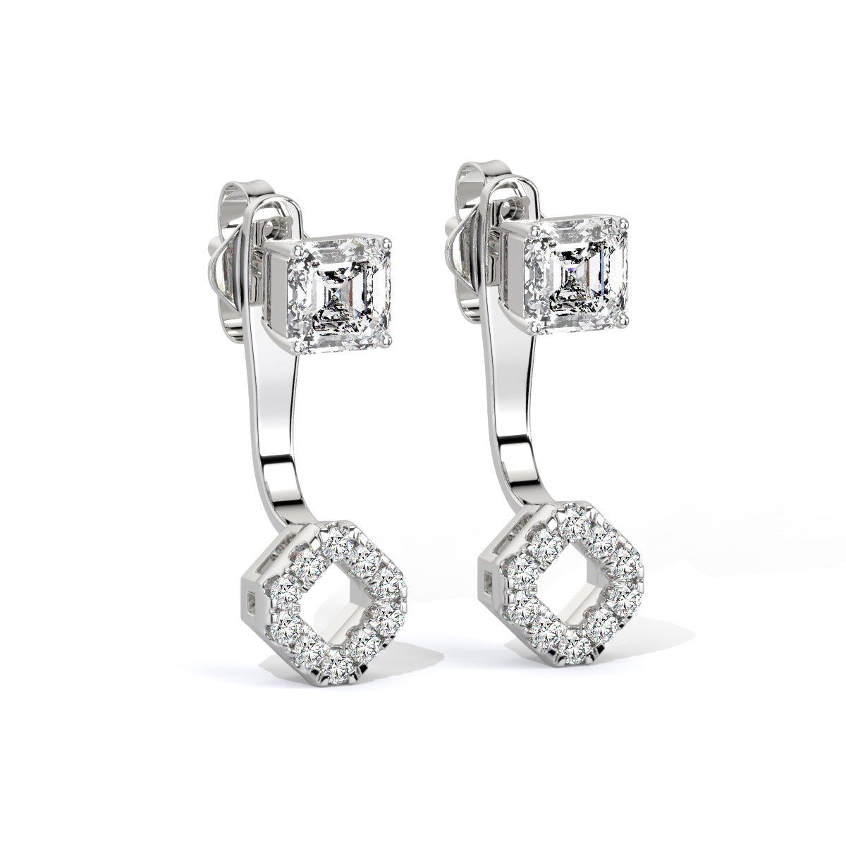 Clarion Glow Diamond Danglers