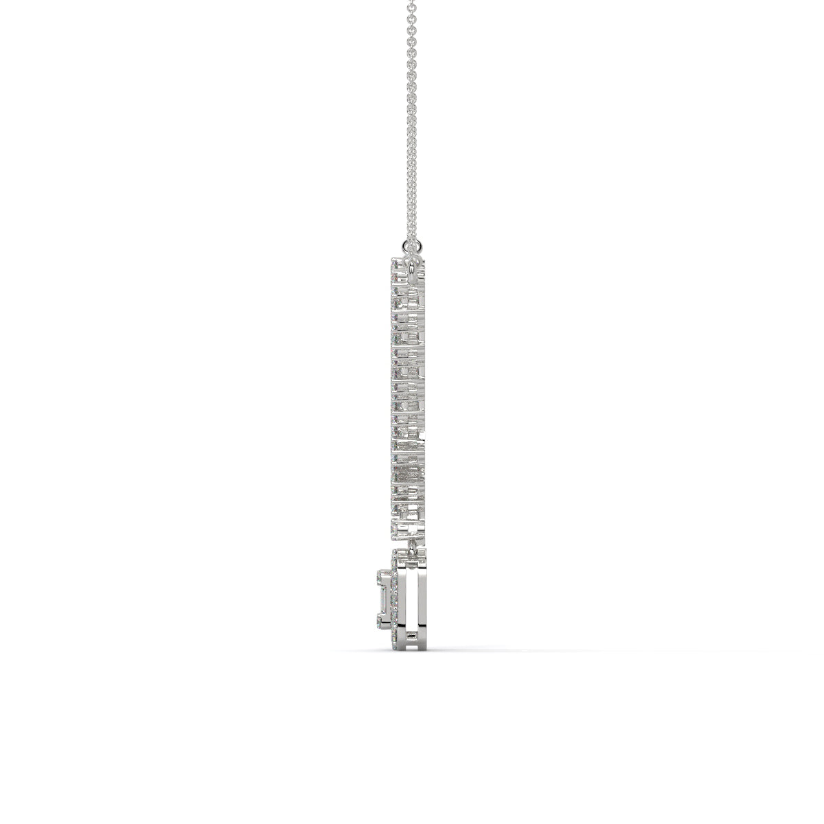 Exquisite Diamond Halo Pendant