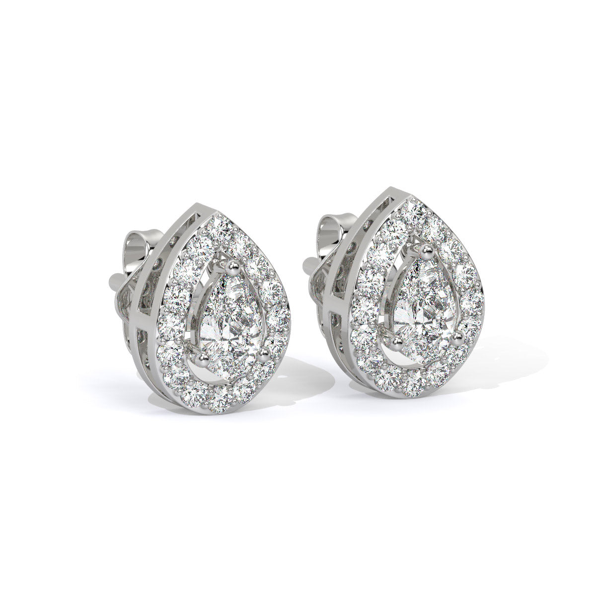 Seraphic Tear Diamond Studs