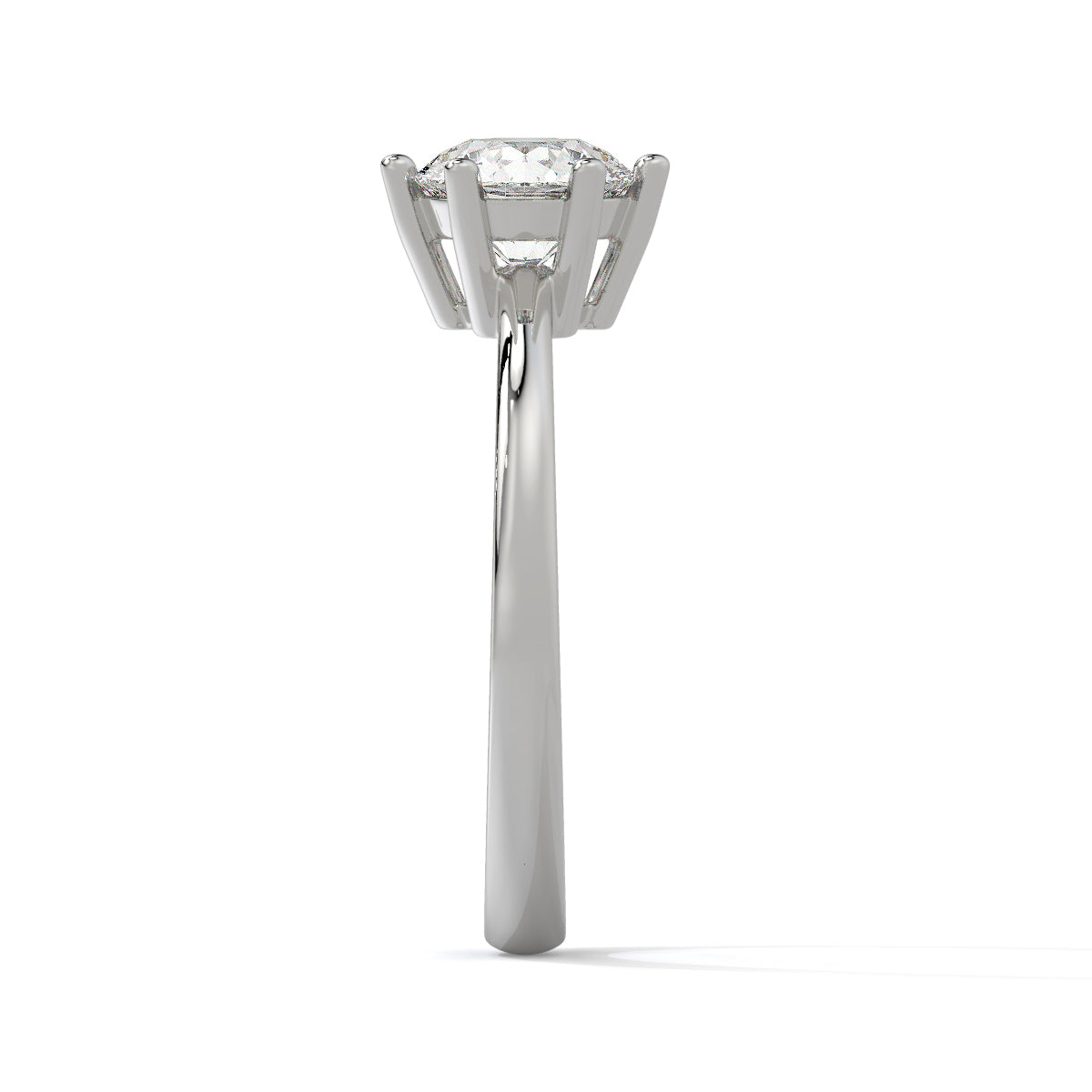 Round-Cut Diamond Solitaire Ring