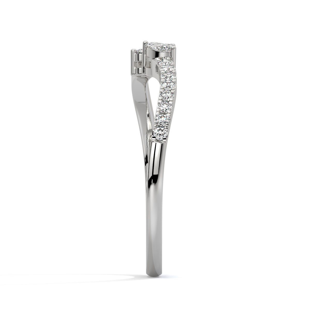 Butterfly Gleam Diamond Elegance Ring