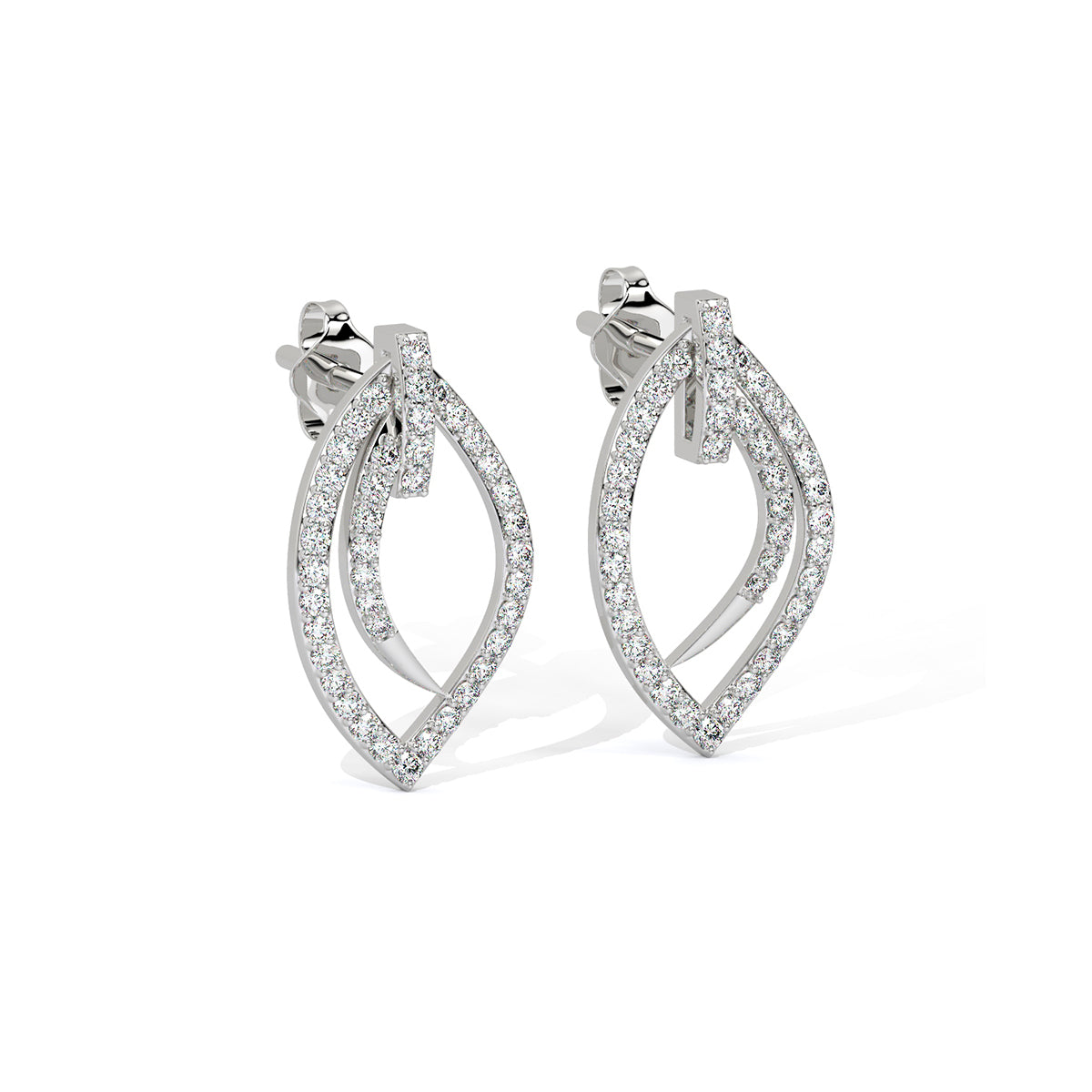 Serenique Sparkle Frame Diamond Drops