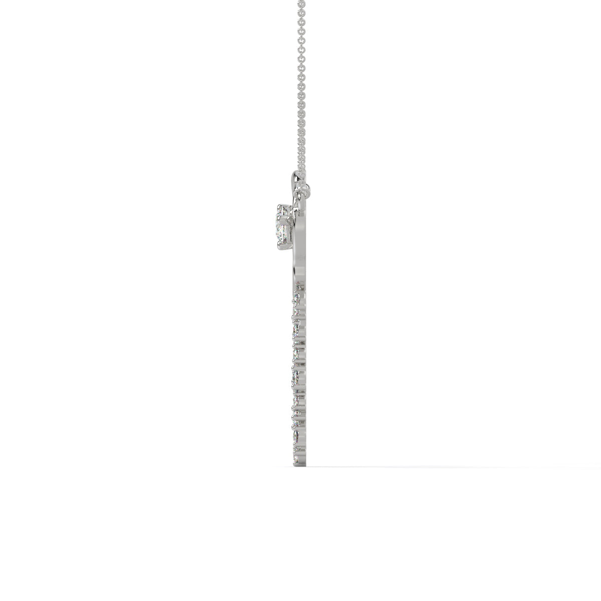 Rose Blossom Diamond Pendant