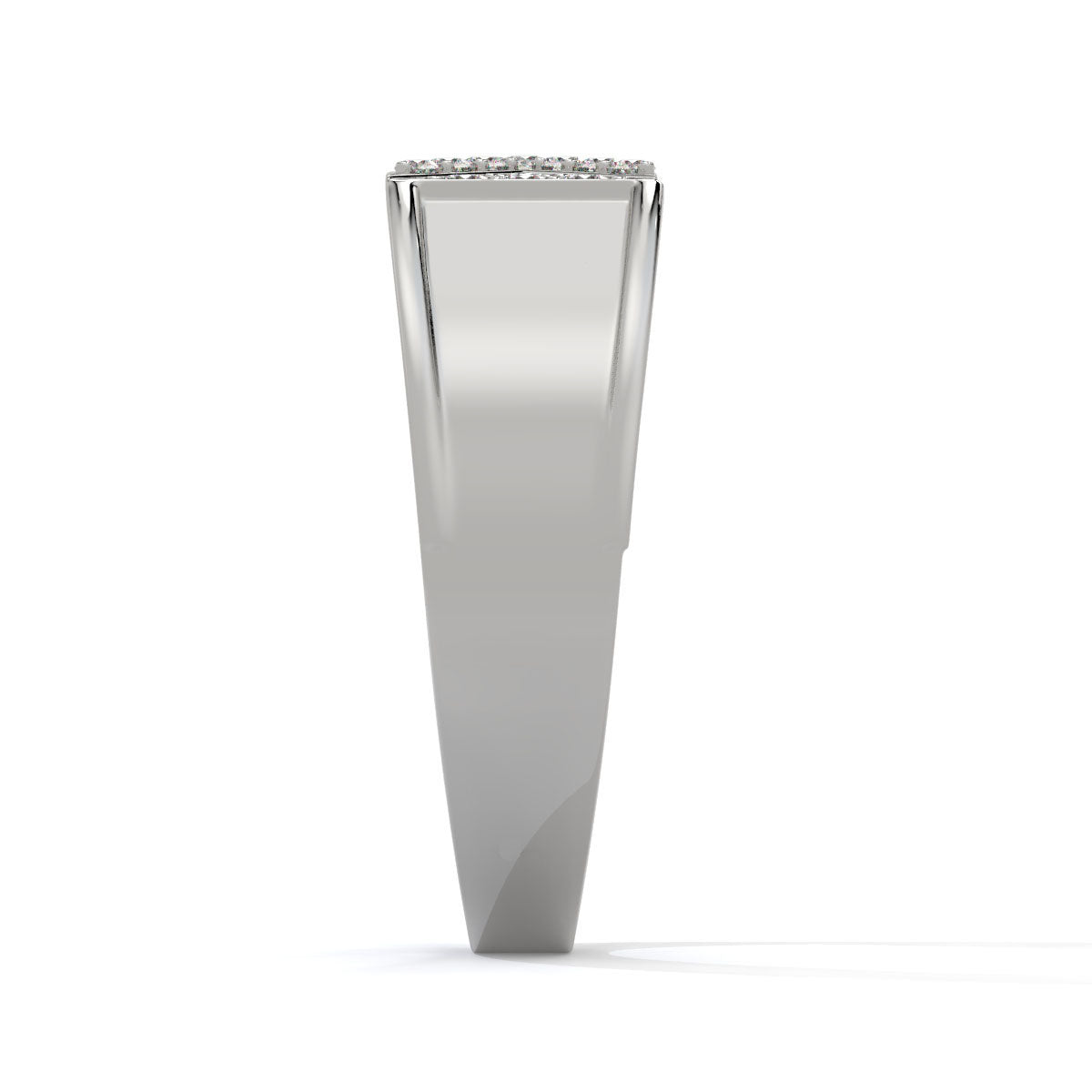 Regal Apex – Dual-Tone Men's Diamond Ring