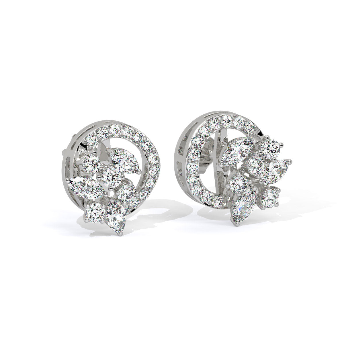 Virelia Bloom Diamond Studs