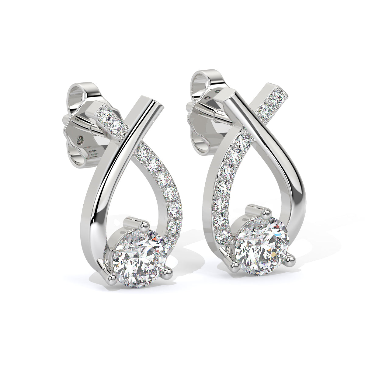 Elegance Infinity Diamond Studs