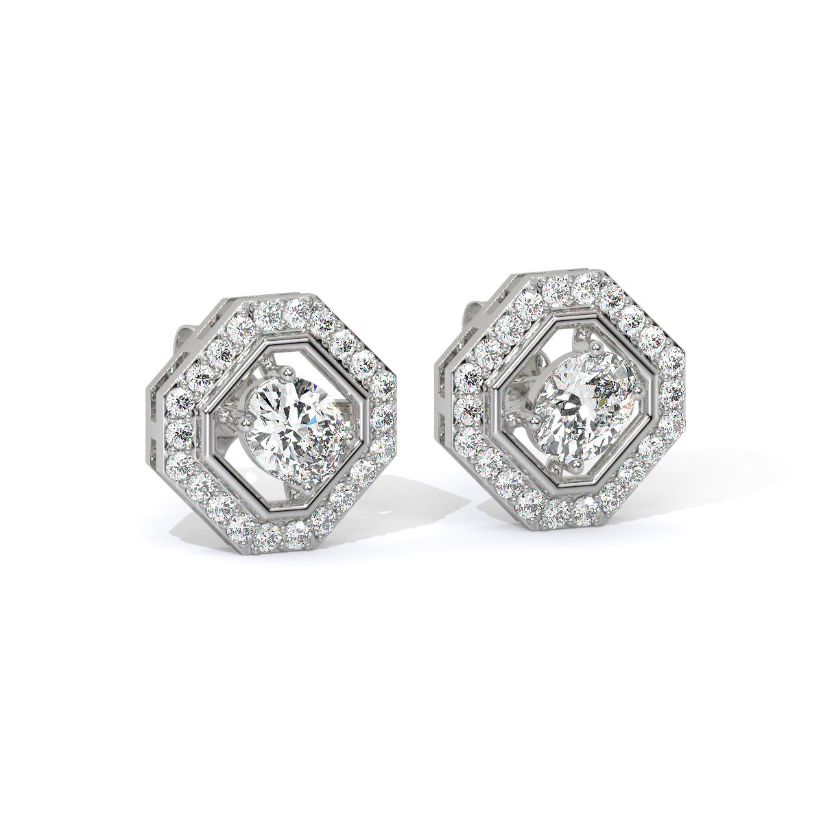 Prismara Glow Diamond Studs