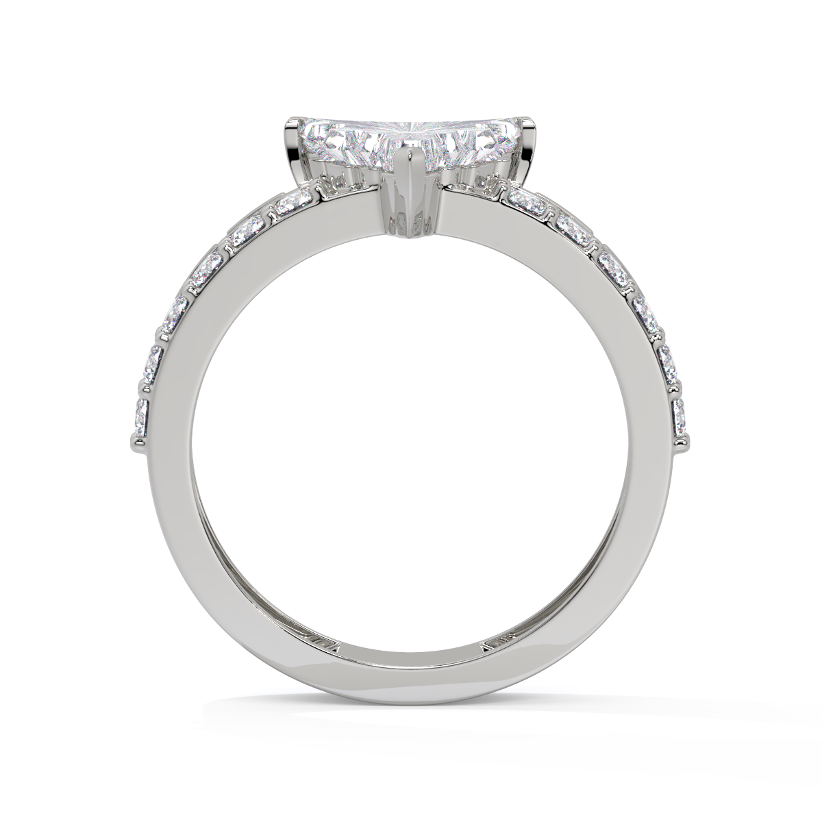 Bull-Cut Diamond Men's Ring