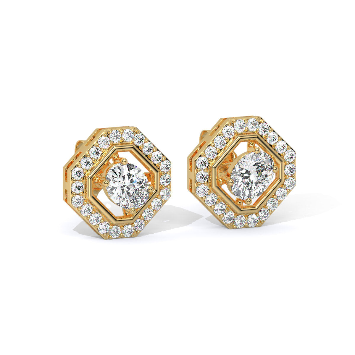 Prismara Glow Diamond Studs