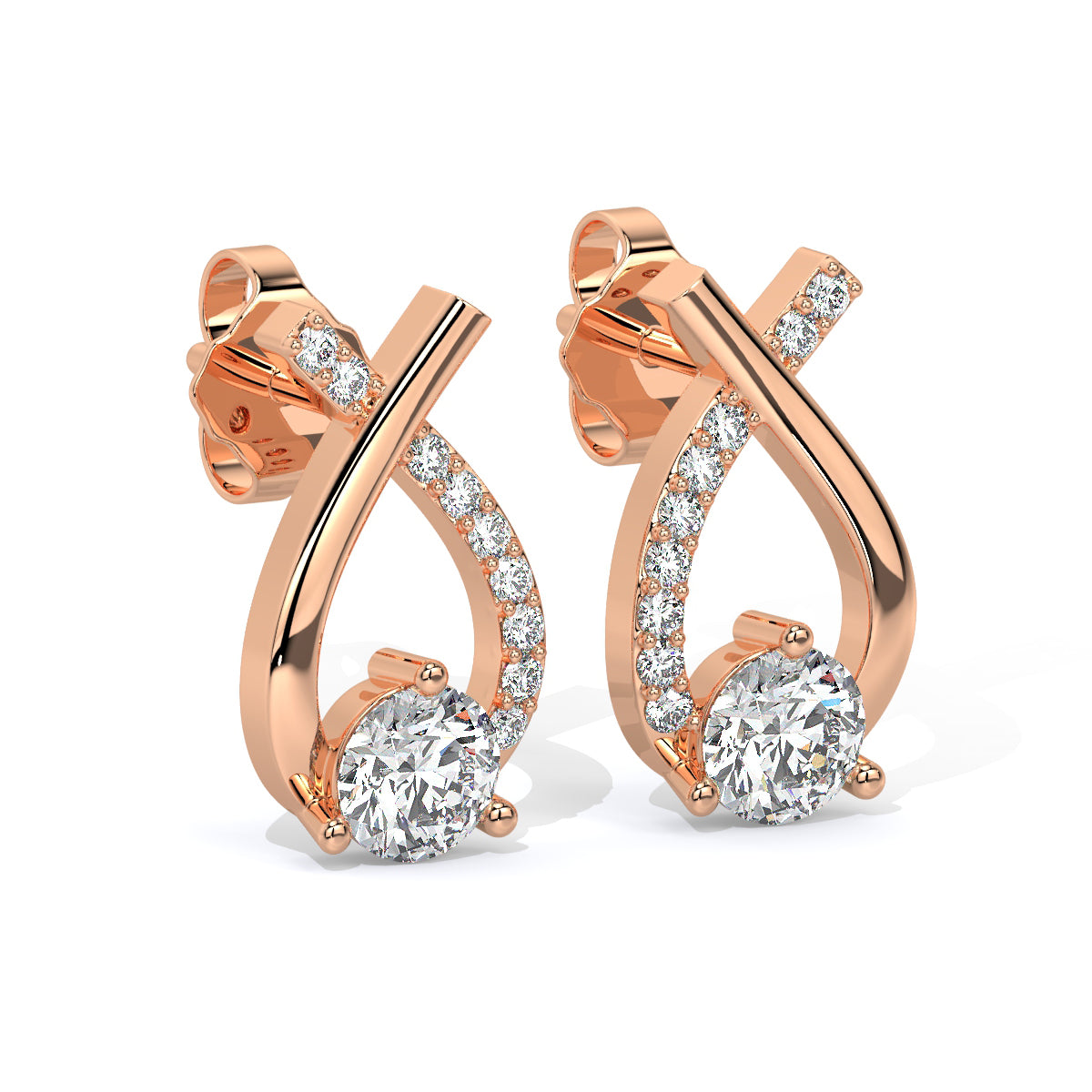 Elegance Infinity Diamond Studs