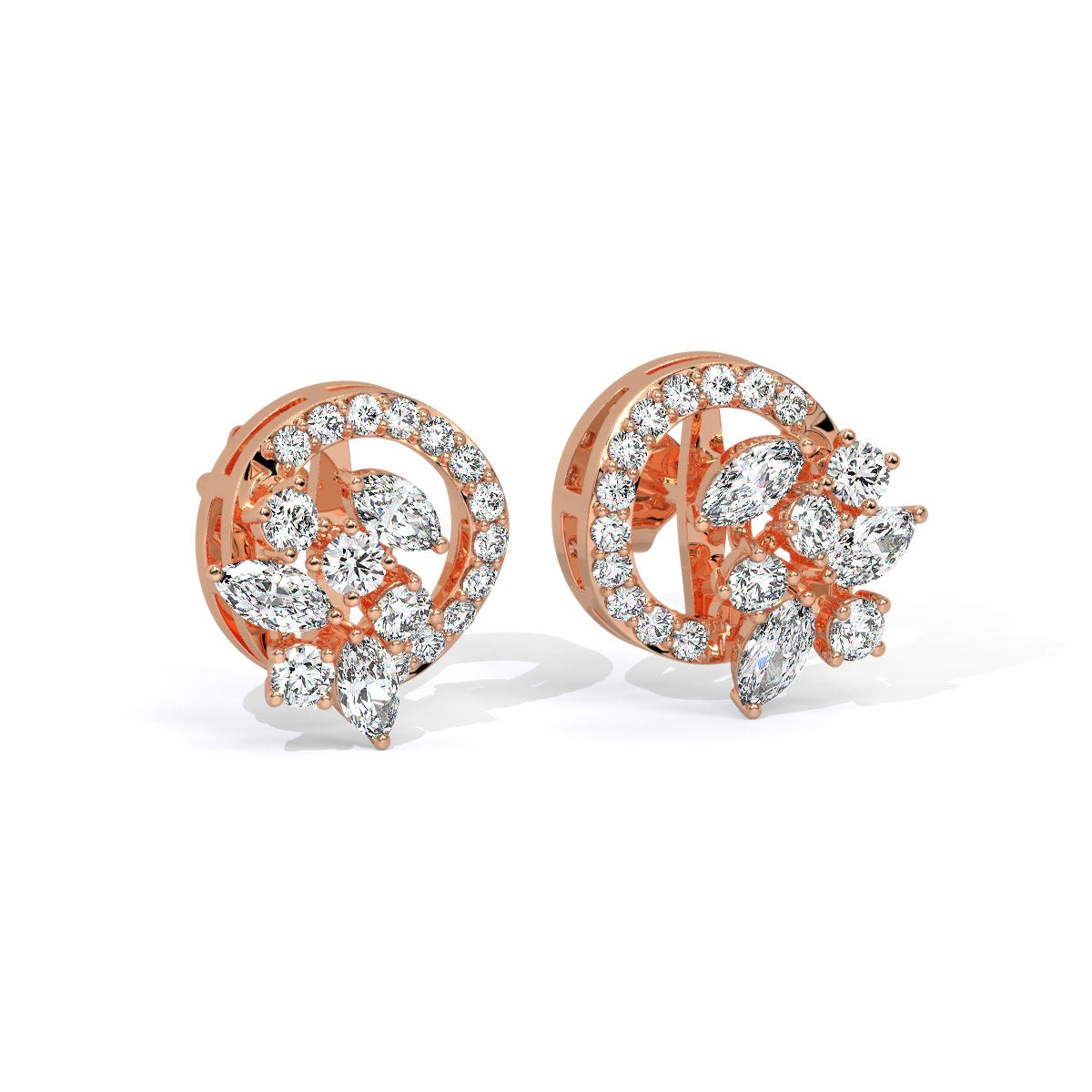 Virelia Bloom Diamond Studs