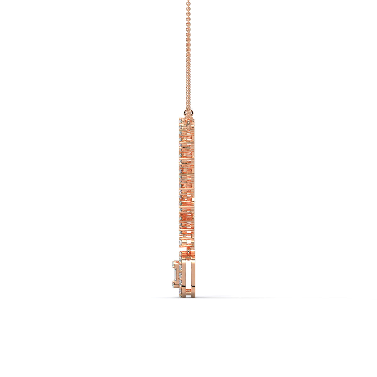 Exquisite Diamond Halo Pendant