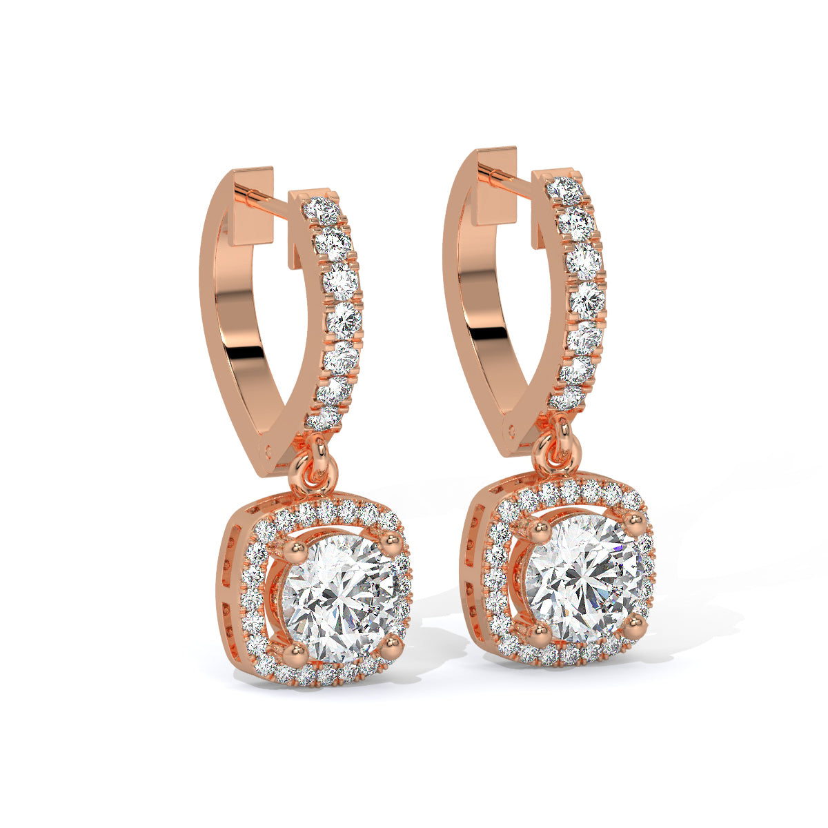 Twinkle Frame Diamond Danglers