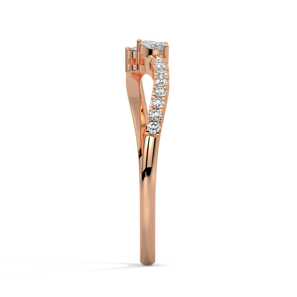 Butterfly Gleam Diamond Elegance Ring