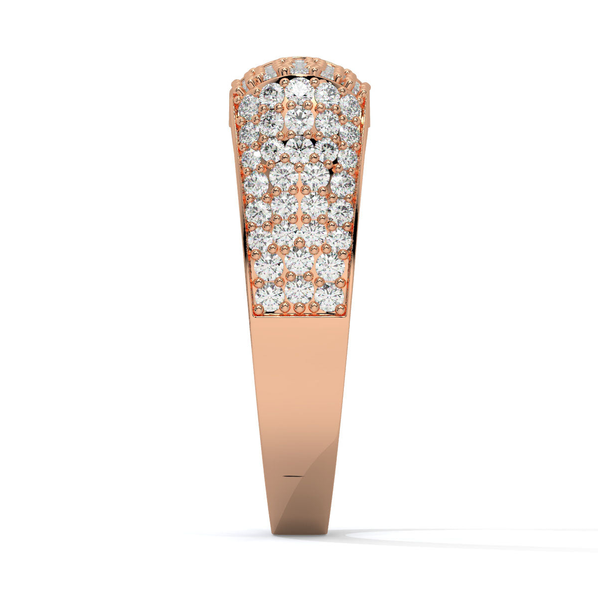 Lustrous Majesty – Men's Diamond Ring