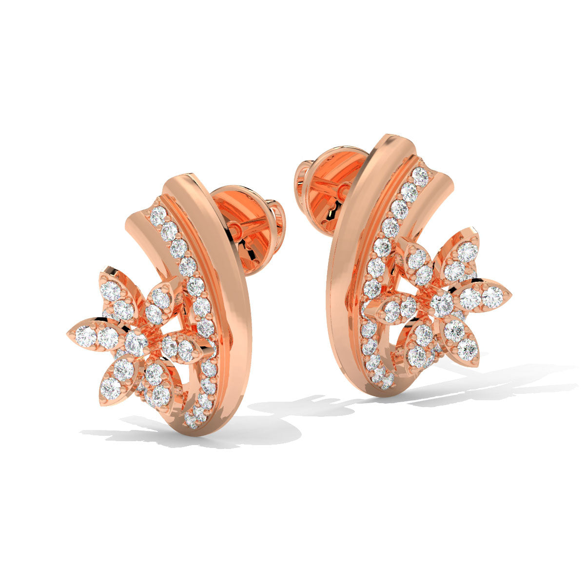 Blooming Radiance Diamond Studs
