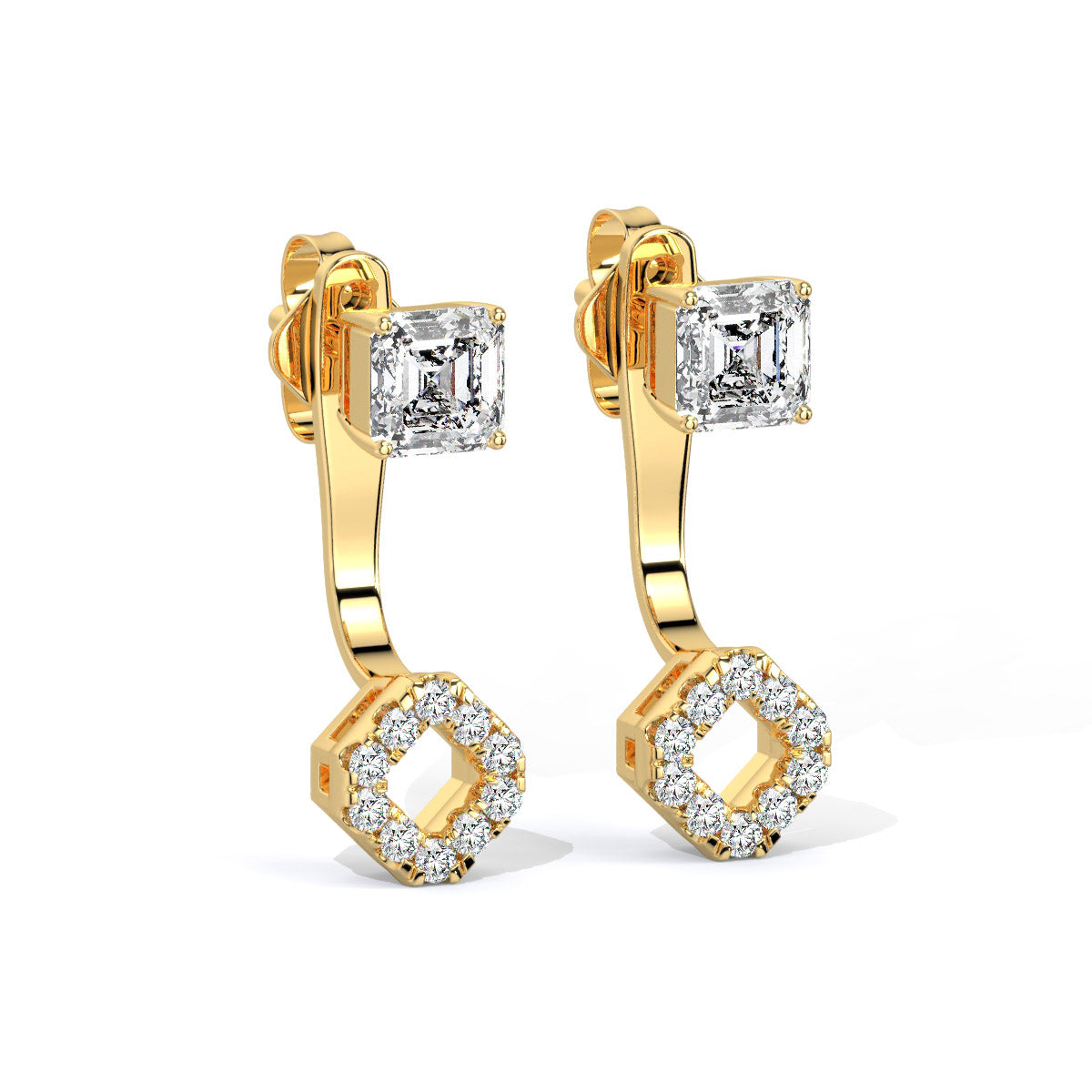 Clarion Glow Diamond Danglers