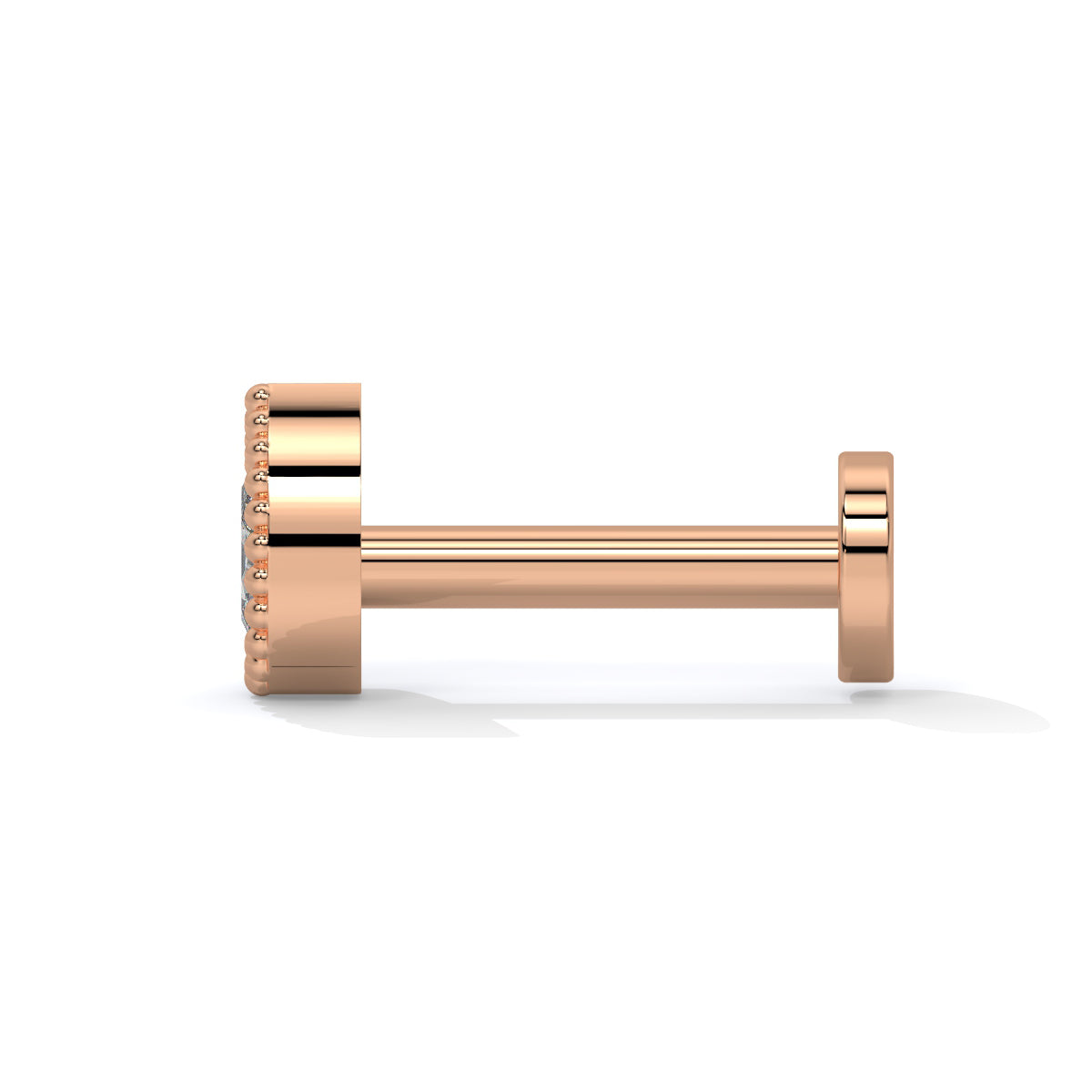 Teardrop Diamond Nose Pin