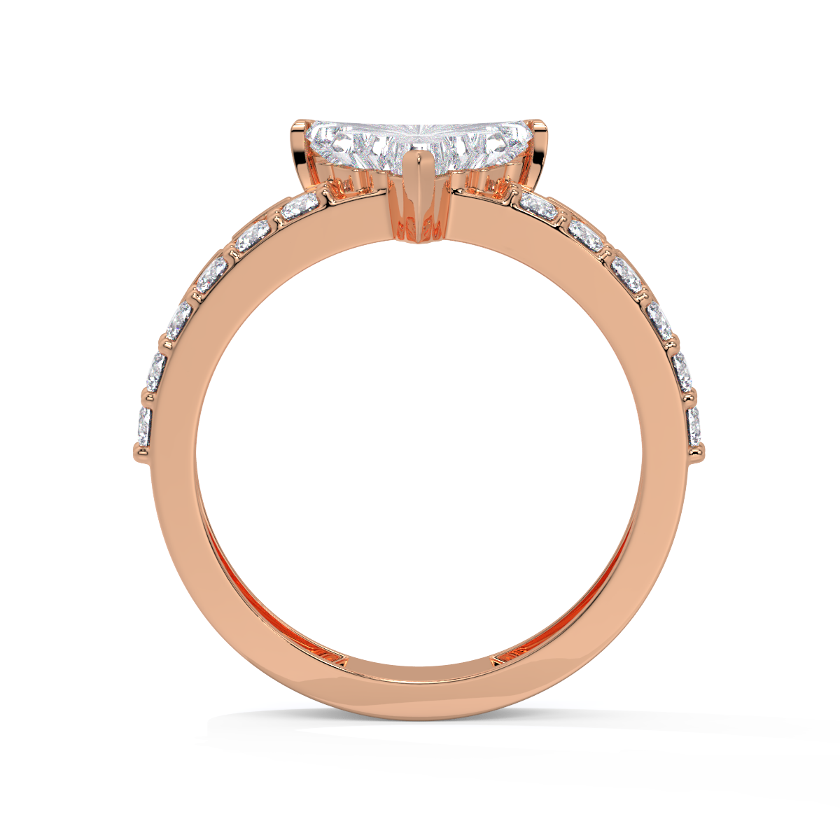 Bull-Cut Diamond Men's Ring