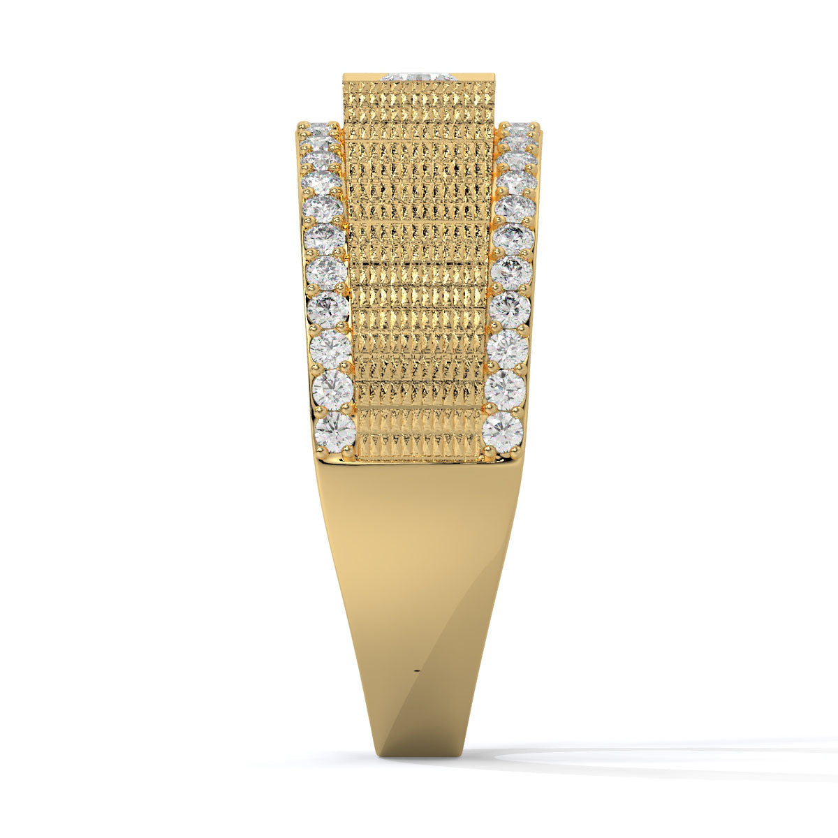 Majestic Zenith - Bold Men's Diamond Ring