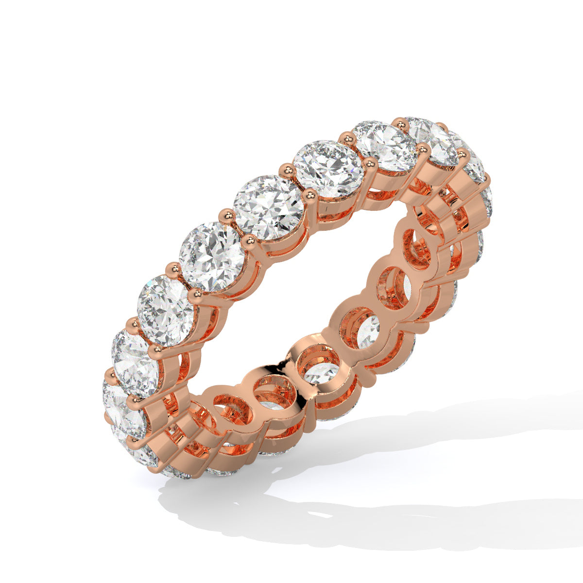 Lustrous Loop Diamond Ring