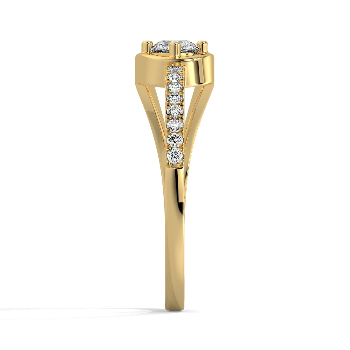 Shimmer Nest Diamond Grace Ring