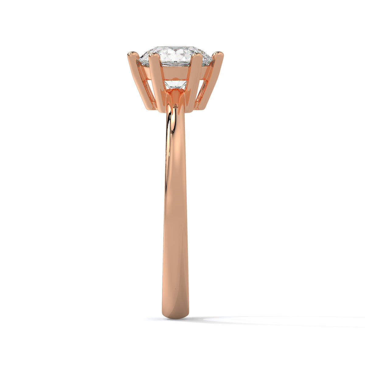 Round-Cut Diamond Solitaire Ring